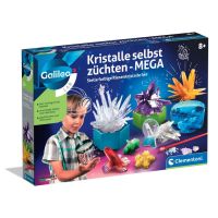Clementoni Galileo Lab Kristalle selbst züchten Mega, Experimentier-Set, Mineralogie, 8 Jahr(e)