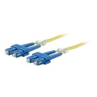 Intellinet Fiber Optic Patch Cable, OS2, SC/SC, 5m, Yellow, Duplex, Single-Mode, 9/125 µm, LSZH, Fibre, Lifetime Warranty, Polybag - Patch-Kabel - SC Single-Modus (M)