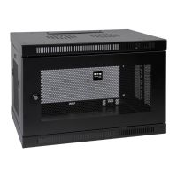 Tripp Eaton Tripp Lite Series 9U Wall Mount Rack Enclosure Server Cabinet w/ Door & Side Panels - Schrank Netzwerkschrank - geeignet für Wandmontage - Schwarz - 9U - 48.3 cm (19")