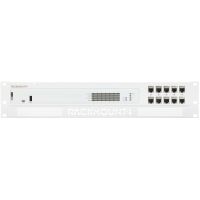 Rackmount.IT Montagesatz für Netzwerkgeräte - Rack montierbar - RAL 9003, Signal White - 1.3U - 48.3 cm (19")