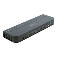 Delock KVM-/Audio-Switch - 4 x KVM/Audio - 1 lokaler Benutzer