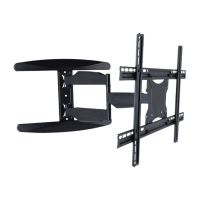 Techly Befestigungskit (voll bewegliche Wandhalterung) - für Flachbildschirm - Schwarz - Bildschirmgröße: 102-165 cm (40"-65")