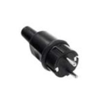 Bachmann 913.173, Schwarz, Gummi, IP44, 250 V, 16 A