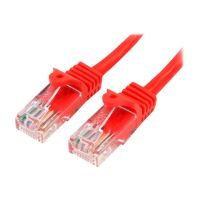 StarTech.com 5m Cat5e Ethernet Netzwerkkabel Snagless mit RJ45 - Cat 5e UTP Kabel - Rot - Netzwerkkabel - RJ-45 (M)