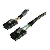 StarTech.com 1m Serial Attached SCSI SAS-Kabel - SFF8087 auf SFF8087 - Internes SAS-Kabel - mit Sidebands - 4-Lane - 36 PIN 4iMini MultiLane (S)
