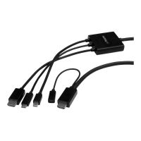 StarTech.com USB-C, HDMI oder Mini DisplayPort auf HDMI Konverterkabel - 2m - USB Typ-C HDMI oder Mini DP zu HDMI Adapter - Videoschnittstellen-Converter - HDMI, Mini DisplayPort, USB-C (M)