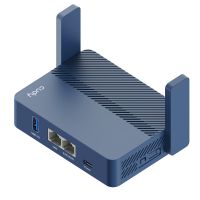 CUDY AX3000, Wi-Fi 6 (802.11ax), Ethernet/LAN, Blau, Tragbarer Router