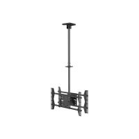 Equip Pro - Klammer - für 2 LCD-/Plasma-Konsolen - Stahl - Schwarz - Bildschirmgröße: 81.3-165.1 cm (32"-65")