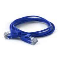 WANTEC 7250, 15 m, Cat6a, U/UTP (UTP), RJ-45, RJ-45, Blau
