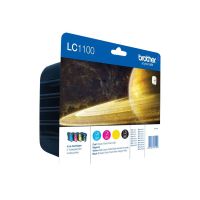 Brother LC1100 Value Pack - 4er-Pack - Schwarz, Gelb, Cyan, Magenta