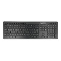 Delock Silent - Tastatur - kabellos - 2.4 GHz
