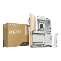 Gigabyte X870E AERO X3D WOOD Mainboard - Unterstützt AMD Ryzen 9000 CPUs, digitales 16+2+2-Phasen-VRM, bis zu 9000Hz DDR5 (O.C.), 2xPCIe 5.0 + 2xPCIe 4.0, Wi-Fi 7, 5GbE LAN, USB 4, AMD, Sockel AM5, AMD Ryzen 7000 Series, AMD Ryzen 8000 Series, AMD Ryzen 9
