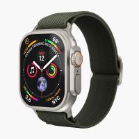 Vonmählen Classic Nylon Loop, Band, Smartwatch, Olive, Apple, Apple Watch 42 / 44 / 45 / 49 mm, Nylon
