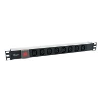 Equip Pro - Stromverteilungseinheit (Rack - einbaufähig) - Wechselstrom 220-240 V - 2500 Watt - Eingabe, Eingang IEC 60320 C14 - Ausgangsanschlüsse: 8 (power IEC 60320 C13)