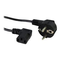 Inter-Tech Stromkabel - power IEC 60320 C13 rechtwinklig zu power CEE 7/7 (S)