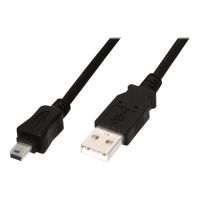 DIGITUS USB-A  Mini-B Anschlusskabel, 1m