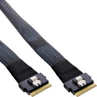 InLine Slim SAS Kabel - SFF-8654 8i zu SFF-8654 8i - 48 Gb/s - 1m