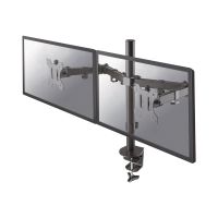 Neomounts FPMA-D550D - Befestigungskit - Voll beweglich - für 2 LCD-Displays - Stahl - Schwarz - Bildschirmgröße: 25.4-81.3 cm (10"-32")