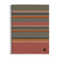 Jakob Maul GmbH MAUL A616699, Muster, Blau, Braun, Grün, Orange, Pink, Rot, A4, 120 Blätter, 80 g/m², Liniertes Papier