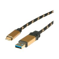 ROLINE Gold - USB-Kabel - USB Typ A (M) bis USB-C (M)