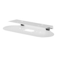 Vaddio HuddleSHOT Adjustable Mount - For Conference Cameras - White - Befestigungskit (verstellbare Halterung)