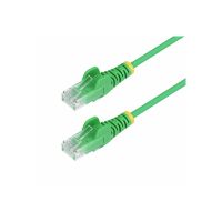 StarTech.com 15m Green Slim CAT6 Ethernet Cable, Snagless, 28AWG, LSZH - Patch-Kabel - RJ-45 (M)