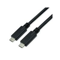 ROLINE 11.02.9066, 6 m, USB C, USB C, USB 3.2 Gen 2 (3.1 Gen 2), 10 Gbit/s, Schwarz