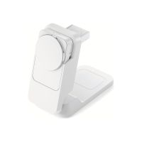 Alogic Matrix Ultimate - Kabelloses Ladegerät - 3-in-1, mit Magsafe + AC-Netzteil - 15 Watt - 3 A - Fast Charge, PD - 3 Ausgabeanschlussstellen (magnetisch, 24 pin USB-C)