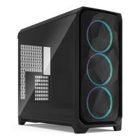 Fractal Design Meshify 3 XL, PC, Schwarz, ATX, EATX, ITX, micro ATX, SSI CEB, SSI EEB, Stahl, Gehärtetes Glas, Gaming, Multi
