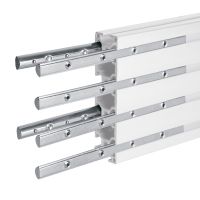 B-TECH BT8390-EXT, Schiene, Silber, 12 mm, 8 mm, 180 mm, 6 Stück(e)