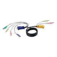 ATEN 2L-5305P - Tastatur- / Video- / Maus- / Audio-Kabel - 15 pin D-Sub (DB-15)