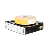 Zebra Z-Band Direct - Polypropylen (PP) - permanenter Acrylklebstoff - perforiert - 6 mil - Gelb, Fühlmarke schwarz - 25.4 x 279.4 mm 1200 Stck. (6 Rolle(n)