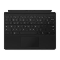 Microsoft Surface Pro Keyboard - Tastatur - mit Trackpad, Beschleunigungsmesser, Surface Slim Pen 2 Ablage- und Ladeschale
