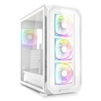 Sharkoon AK5G RGB, Midi Tower, PC, Weiß, ATX, micro ATX, Mini-ITX, Multi, Taschenlüfter