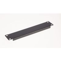Equip EZBP-10-B, Blindplatte, Schwarz, Metall, 1U, 25,4 cm (10"), 254 mm