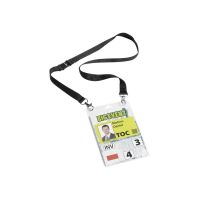 Durable Kartenhalter - für A6 - Trageband