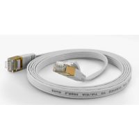 WANTEC 7010, 7 m, Cat6a, F/FTP (FFTP), RJ-45, RJ-45, Weiß