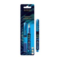 Herlitz New Batik Fearless, Blau, Gold, Kartuschenfüllsystem, Blau, Beidhändig, Sichtverpackung, 1 Stück(e)
