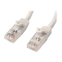StarTech.com 2m CAT6 Ethernet Cable, 10 Gigabit Snagless RJ45 650MHz 100W PoE Patch Cord, CAT 6 10GbE UTP Network Cable w/Strain Relief, White, Wiring is UL Certified/TIA - Category 6 - 24AWG (N6PATC2MWH)
