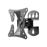 Manhattan Befestigungskit (Wandmontage) - drehbar - für Flachbildschirm/LCD-Display - tilt, swivel - Stahl - Schwarz - Bildschirmgröße: 33-81.3 cm (13"-32")