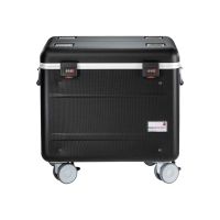 PARAT PARAPROJECT Case i10 - Wagen (synchronisieren und laden) für Tablett - verriegelbar - Aluminium, ABS-Kunststoff, Conpearl, Schaum - Schwarz - Bildschirmgröße: up to 26.7 cm (up to 10.5")