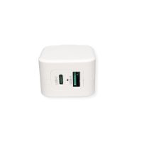 ROTRONIC-SECOMP Roline - Netzteil - 20 Watt - 3 A - QC 3.0, PD - 2 Ausgabeanschlussstellen (USB, 24 pin USB-C)
