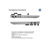 HP EliteBook 6 G1i Notebook AI - 177-Grad Scharnierdesign - Intel Core Ultra 5 225U / 1.5 GHz - Win 11 Pro - Intel Graphics - 16 GB RAM - 512 GB SSD NVMe - 33.8 cm (13.3")