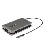 StarTech.com USB C Multiport Adapter - USB C auf 4K 60Hz HDMI 2.0 Dockingstation/Reiseadapter - 2-Port 10Gbit/s USB Hub - 100W Power Delivery stromversorgung - SD/MicroSD - 25 cm Kabel (DKT31CSDHPD3)