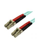 StarTech.com 7m OM3 LC to LC Multimode Duplex Fiber Optic Patch Cable - Aqua - 50/125 - LSZH Fiber Optic Cable - 10Gb (A50FBLCLC7)