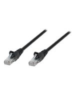 Intellinet Network Patch Cable, Cat6, 1.5m, Black, Copper, S/FTP, LSOH / LSZH, PVC, RJ45, Gold Plated Contacts, Snagless, Booted, Polybag - Patch-Kabel - RJ-45 (M)