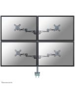 Neomounts FPMA-D935D4 - Befestigungskit - Voll beweglich - für 4 LCD-Anzeigen - Silber - Bildschirmgröße: 25.4-68.6 cm (10"-27")