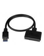 StarTech.com USB 3.1 auf 2,5 (6,4cm) SATA III Adapter Kabel mit UASP - USB 3.1 zu SATA SSD/HDD Konverter / Adapterkabel - Speicher-Controller - 2.5", 3.5" (6.4 cm, 8.9 cm)
