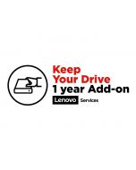 Lenovo Keep Your Drive Add On - Serviceerweiterung - 1 Jahr - für ThinkBook 13; 14; 15; ThinkPad E15; E48X; E49X; E58X; E59X; ThinkPad Yoga 11e (5th Gen)