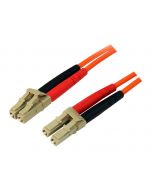 StarTech.com 3m Fiber Optic Cable - Multimode Duplex 50/125 - LSZH - LC/LC - OM2 - LC to LC Fiber Patch Cable - Netzwerkkabel - LC Multi-Mode (M)